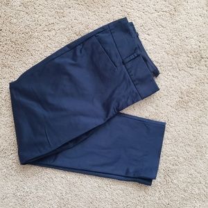 The Limited Navy Crop Ankle Pant